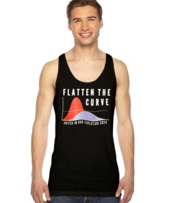 Flatten The Curve United In Our Isolation 2020 Tank Top