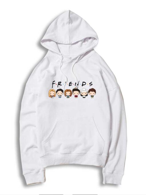 Friends Character Chibi Friends Line Up Hoodie