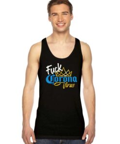 Fuck Corona Virus Gold Crown Logo Tank Top Tank Top