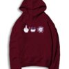 Fuck Corona Virus Middle Hand Crown Logo Hoodie