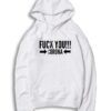 Fuck You Corona Virus Arrow Logo Hoodie