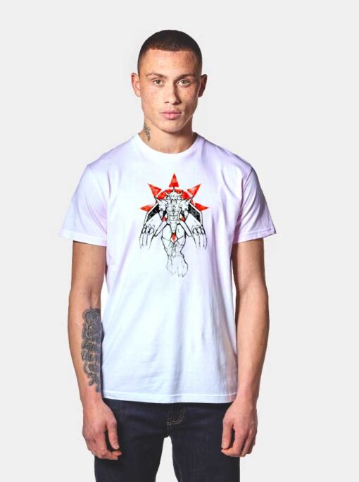 Graffiti Warrior Of Courage Legendary Digimon T Shirt