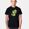 Green Dinosaur St Patrick's Day Inspired T Shirt