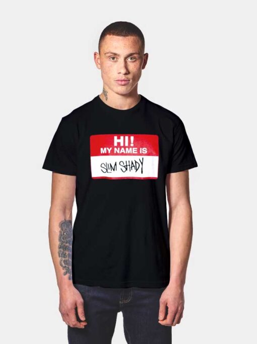 Hi My Name Is Slim Shady Eminem Rap God T Shirt