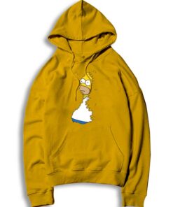 Homer Simpson Hide In Hedges Inspired Hoodie