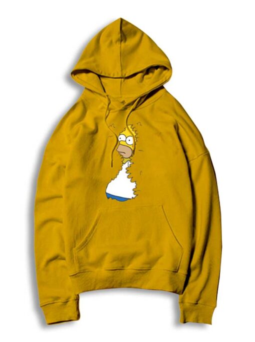 Homer Simpson Hide In Hedges Inspired Hoodie