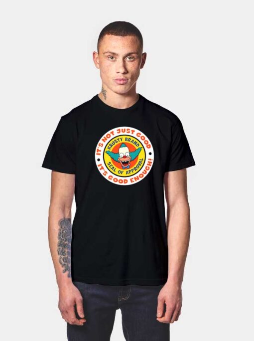 Homer Simpson Krusty Clown Joker Logo T Shirt