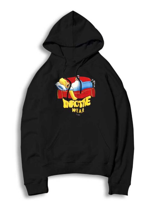 Homer Simpson Sleeping Inactive Wear Hoodie