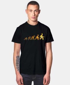 Homersapien Simpson Evolution Homer Simpson T Shirt