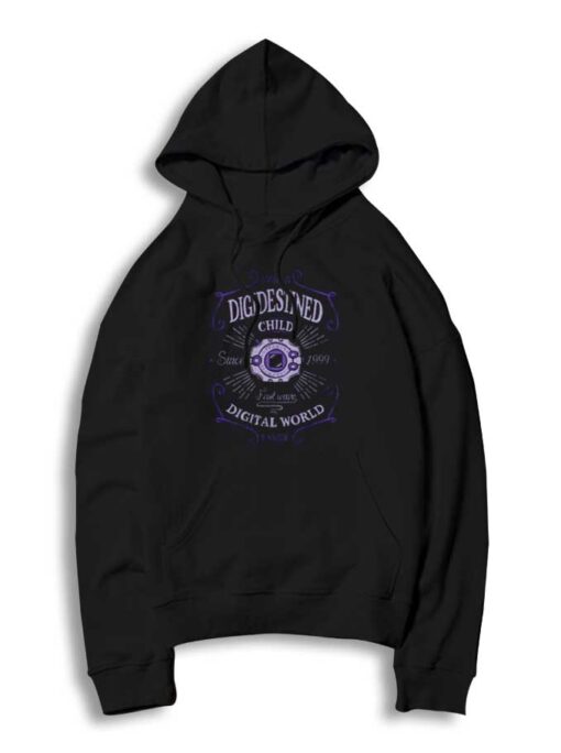 I Was A Digidestined Child Since 1999 Digital World Hoodie