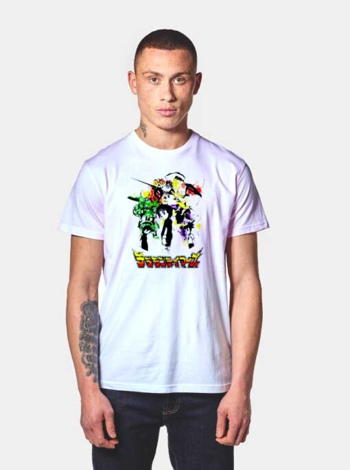 Japanese Digimon Splash Of Tamers Club T Shirt