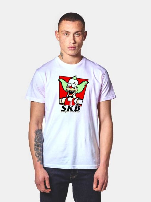 Joker Springfield Krusty Burger KFC Inspired T Shirt