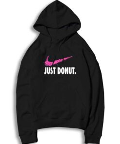 Just Donut Nike Merchandise Parody Logo Hoodie