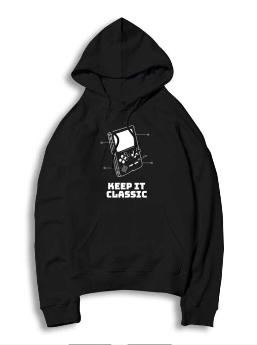 Keep It Classic Nintendo Gameboy Gaming Hoodie