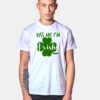 Kiss Me I'm Irish Four Leaf Clover St Patrick Day T Shirt