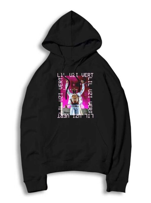 Lil Uzi Vert Concert Inspired Typography Hoodie