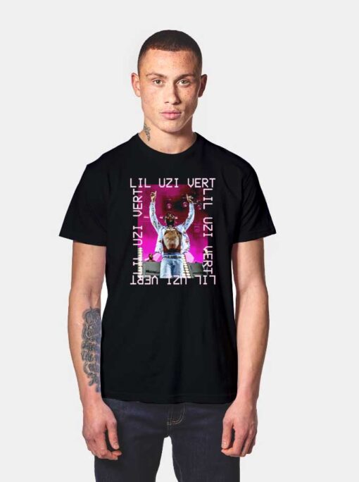 Lil Uzi Vert Concert Inspired Typography T Shirt