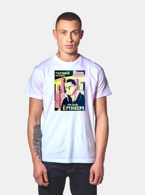 Marshall Mathers Slim Shady Eminem Portrait T Shirt