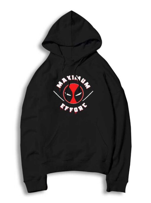 Maximum Effort Logo Dojo Deadpool Katana Hoodie