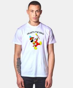 Mickey Mouse I'm With The Band Disney T Shirt