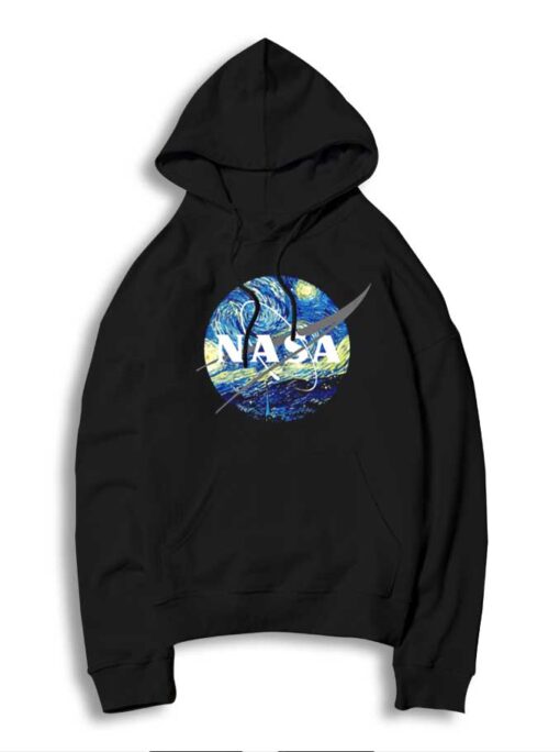 Nasa Logo Van Gogh Starry Night Sky Hoodie