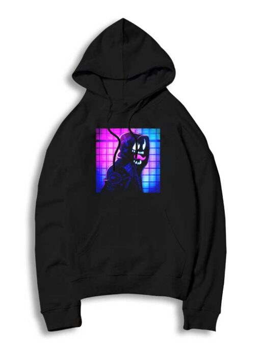 Neon Noir Venom Cyber Punk Villain Character Hoodie