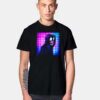 Neon Noir Venom Cyber Punk Villain Character T Shirt