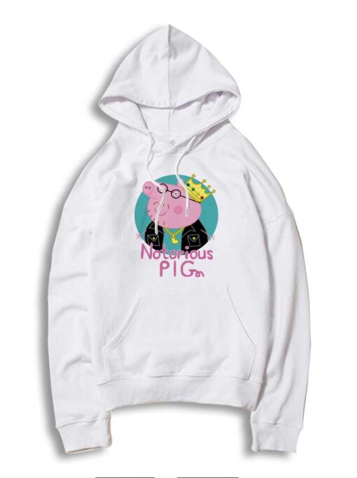 Notorious Big x Peppa Pig Crown Logo Hoodie