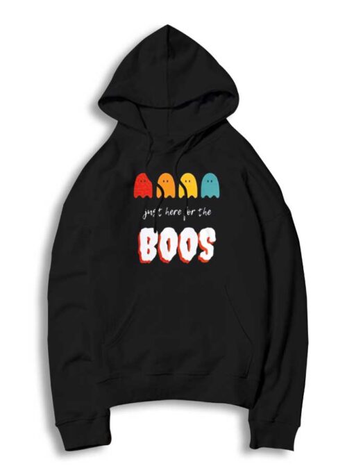 Pacman Ghost Just Here For The Boos Hoodie