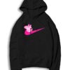 Peppa Pig Let's Just Do It Logo Inspired Hoodie