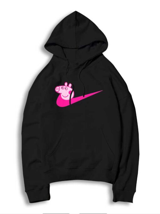 Peppa Pig Let's Just Do It Logo Inspired Hoodie