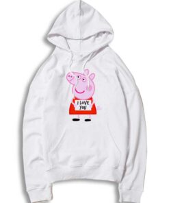 Peppa Pig Plank Says I Love You Hoodie