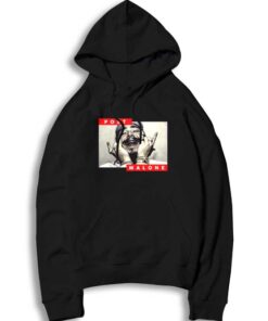 Post Malone Laughing Hand Finger Sign Hoodie