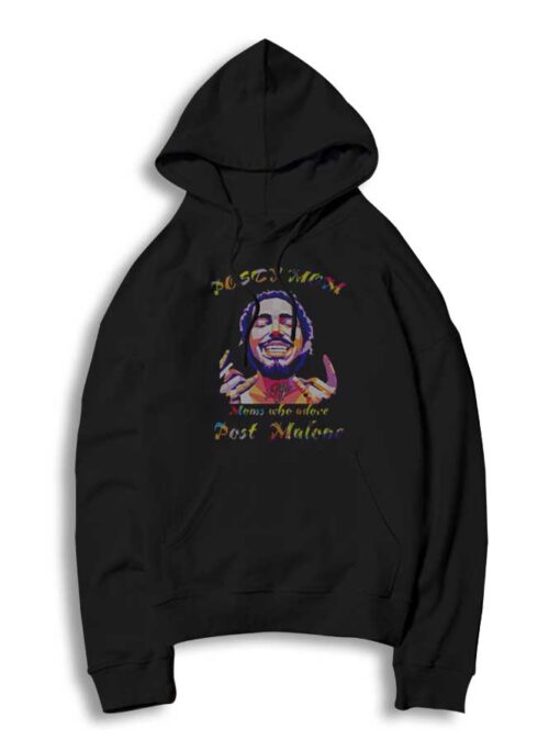 Posty Mom Moms Who Adore Post Malone Quote Hoodie