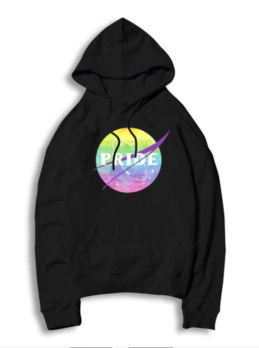 Rainbow Pride Nasa Logo Inspired Hoodie