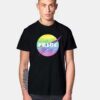 Rainbow Pride Nasa Logo Inspired T Shirt