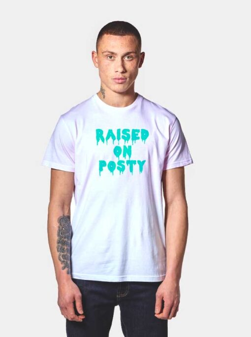 Raised On Posty Dripping Paint Post Malone T Shirt