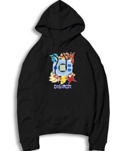 Retro Digimon Seasons Iconic Digivice Hoodie