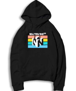 Retro Nintendo 64 Game Machine Logo Hoodie