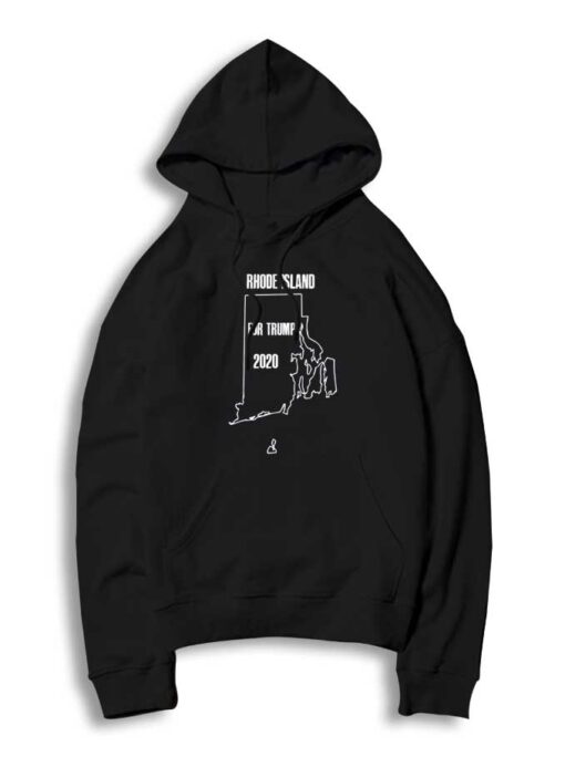 Rhode Island For Trump 2020 Election Hoodie