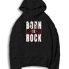 Satan Pentagram Born To Rock Logo Hoodie