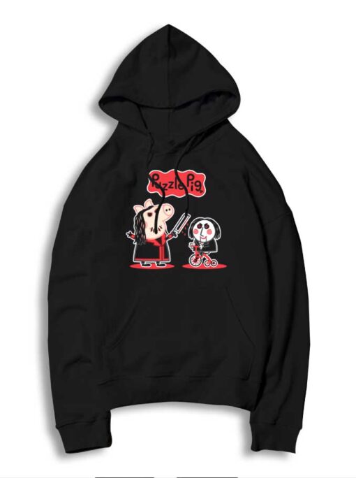 Scary Puzzle Pig Horror Peppa Pig Inspired Hoodie