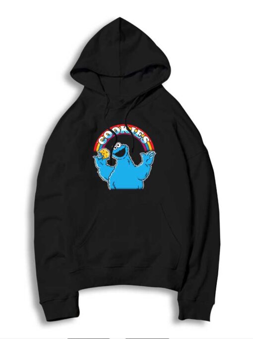 Sesame Street Cookies Monster Rainbow Hoodie