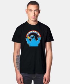 Sesame Street Cookies Monster Rainbow T Shirt