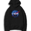 Space Chonk Cat Walk Nasa Logo Hoodie