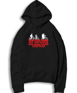 Stranger Things Bike Cycling Kids Hoodie