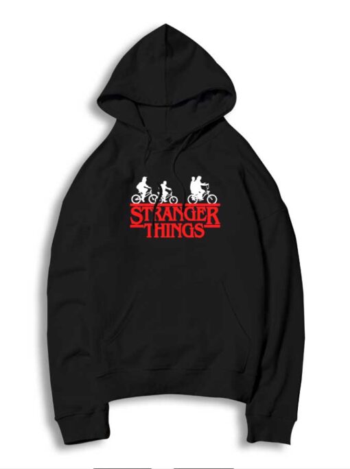 Stranger Things Bike Cycling Kids Hoodie