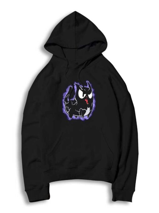 Symbiote Alien Venom Kitty Black Cat Hoodie