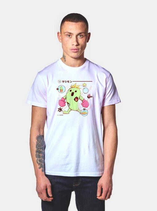 Togemon Anatomy Cactus Monster Of Digimon T Shirt