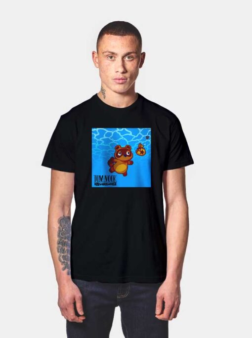 Tom Nook Neverenough Animal Crossing Nirvana T Shirt